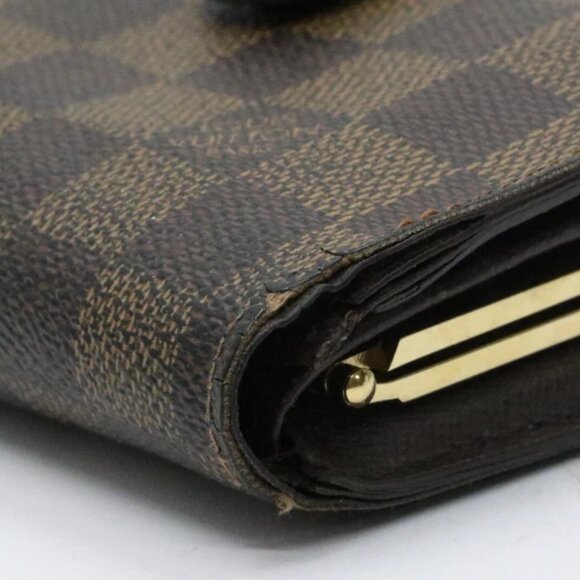 Louis Vuitton 2005 Damier Ebene Porte Monnaie Billets Viennois - Picture 7 of 16